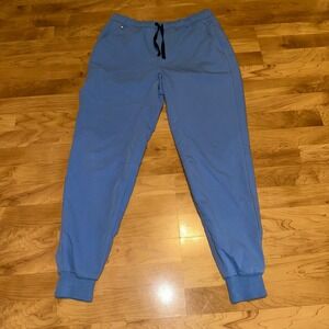 FIGS‎ Mens Tansen Scrub Jogger Pants Medium M Blue Drawstring